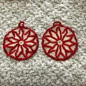 Vintage handmade hot pads.